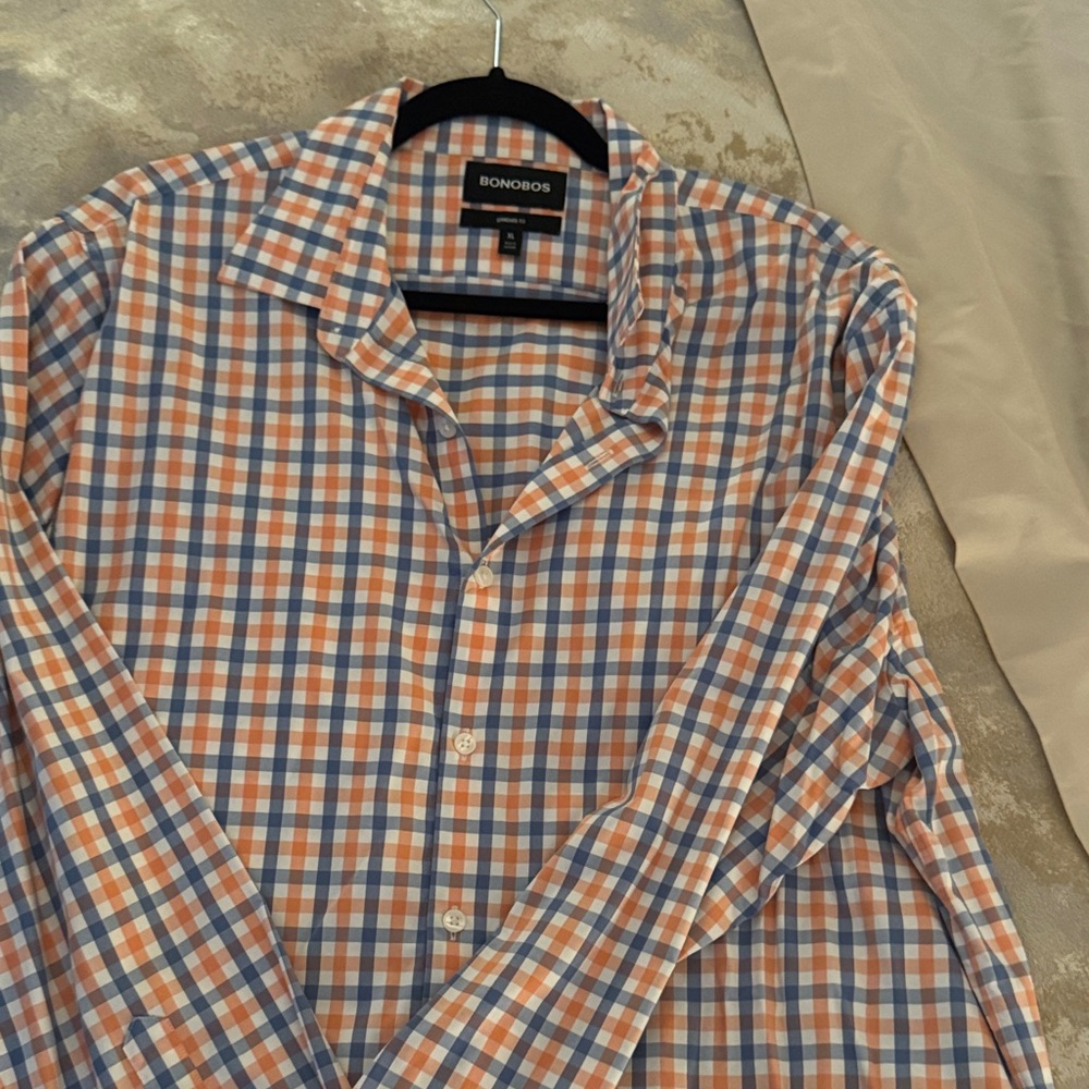 Bonobos Men's Vibrant Checkered Shirt